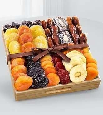 ایده بسته بندی میوه خشک در بسته بندی چوبی