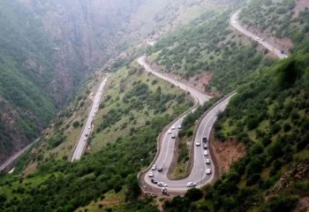 پایان یک طرفه بودن جاده چالوس پس از 3 روز