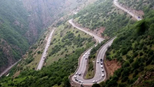 پایان یک طرفه بودن جاده چالوس پس از 3 روز
