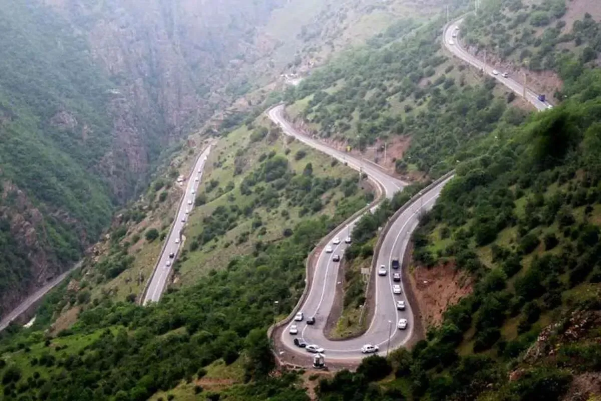 پایان یک طرفه بودن جاده چالوس پس از 3 روز