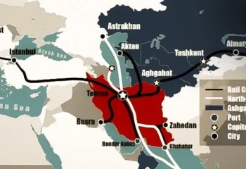 مسیرهای ترانزیت از طریق ایران