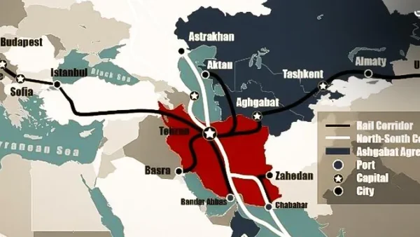 مسیرهای ترانزیت از طریق ایران