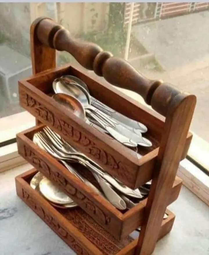 جای کفگیر ملاقه چوبی