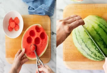 برش هندوانه برای مهمانی