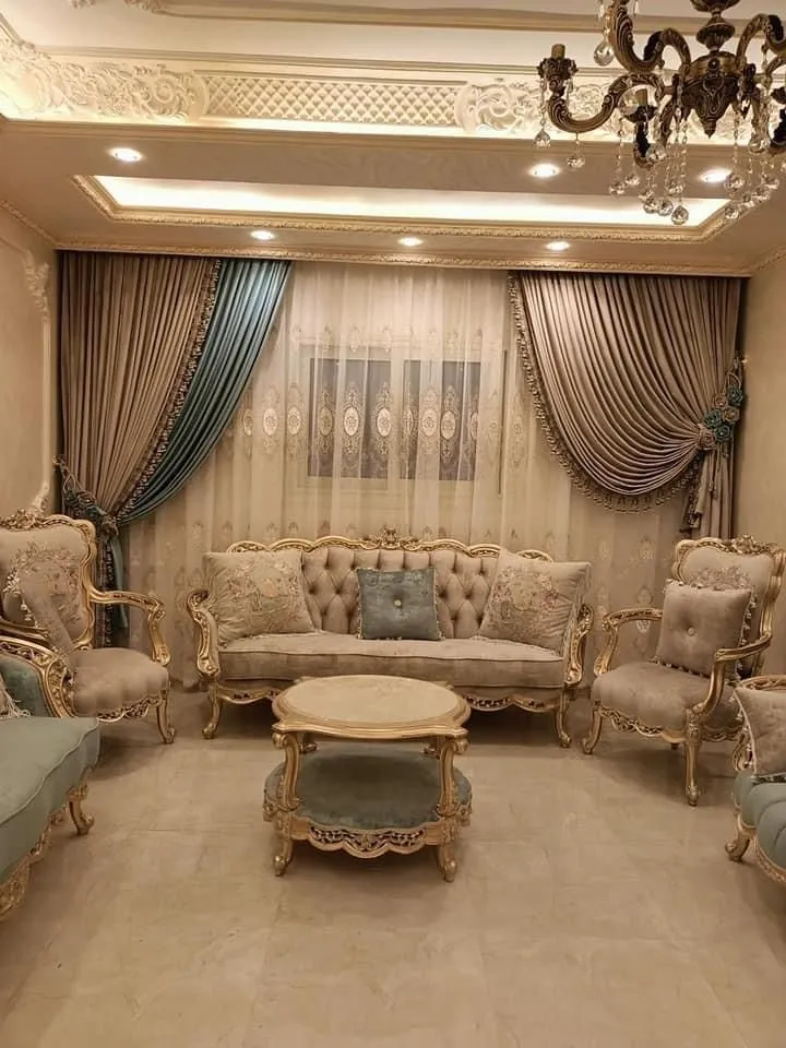 پرده جدید اتاق پذیرایی
