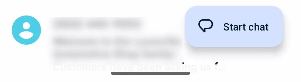 شروع چت