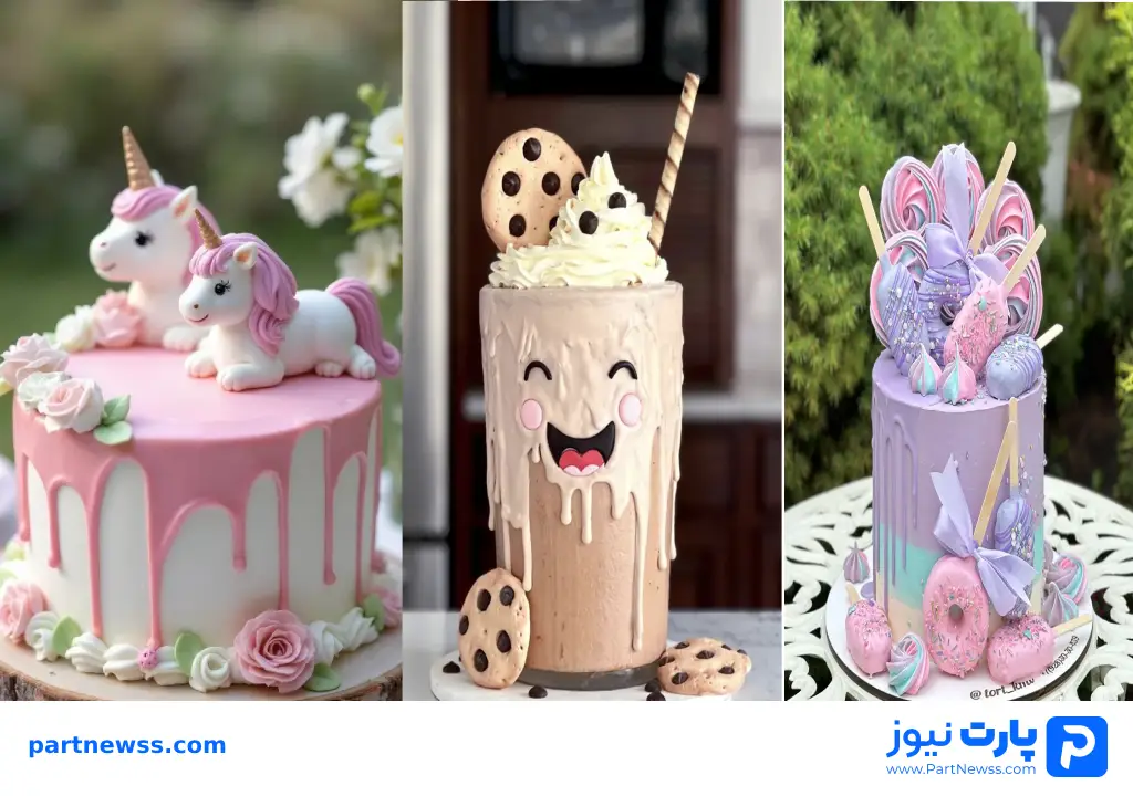 جدیدترین کیک تولد دخترانه