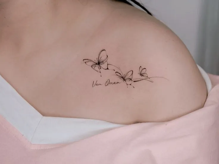 Clavicle tattoo idea for girls1 خاص ترین ایده تتو ترقوه دخترانه که هر دختری باید داشته باشه!