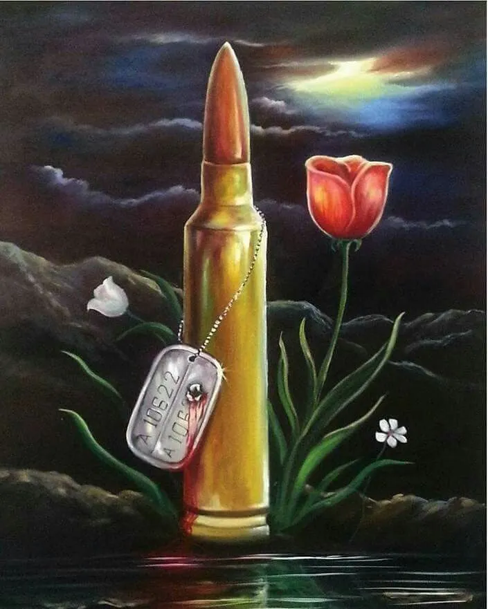 Pinterest war painting