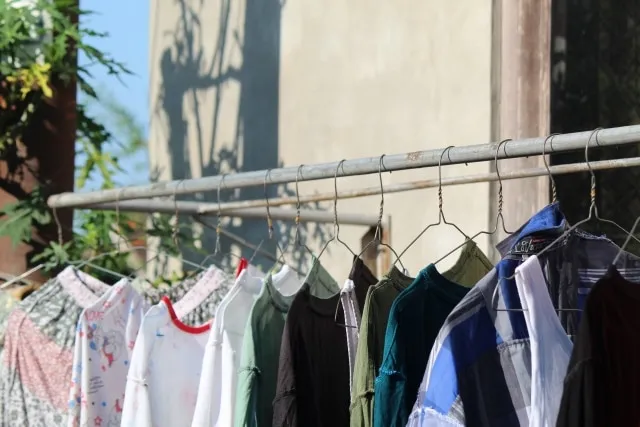 Using a clothes hanger