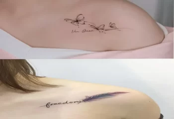 ایده تتو ترقوه دخترانه