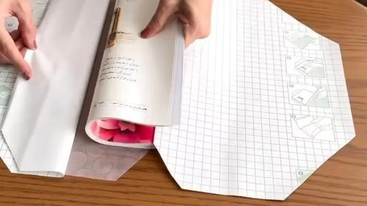 8 روش خلاقانه و ساده جلد کردن کتاب درسی دانش آموزان