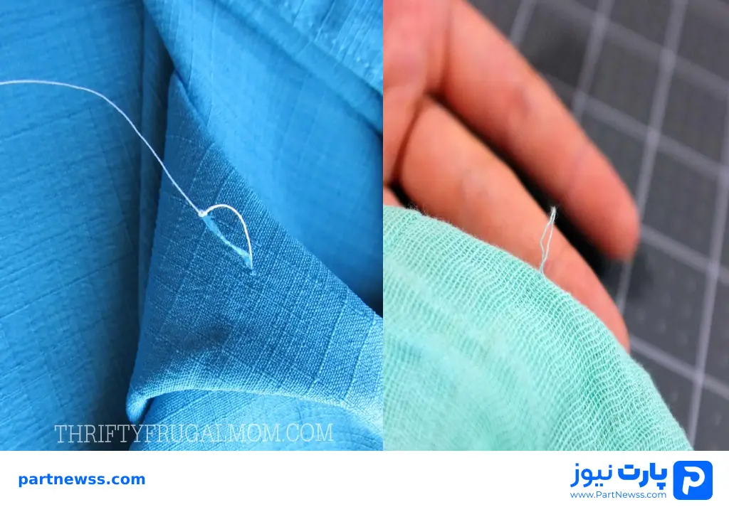 رفع نخ کش شدن لباس