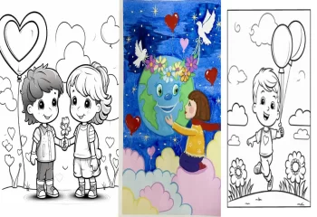 عکس نقاشی روز جهانی کودک
