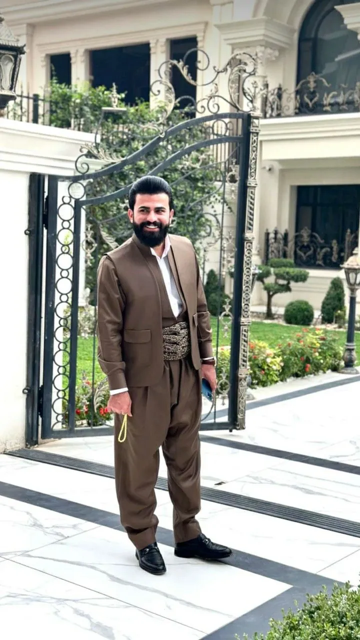 لباس کردی مردانه با جلیقه