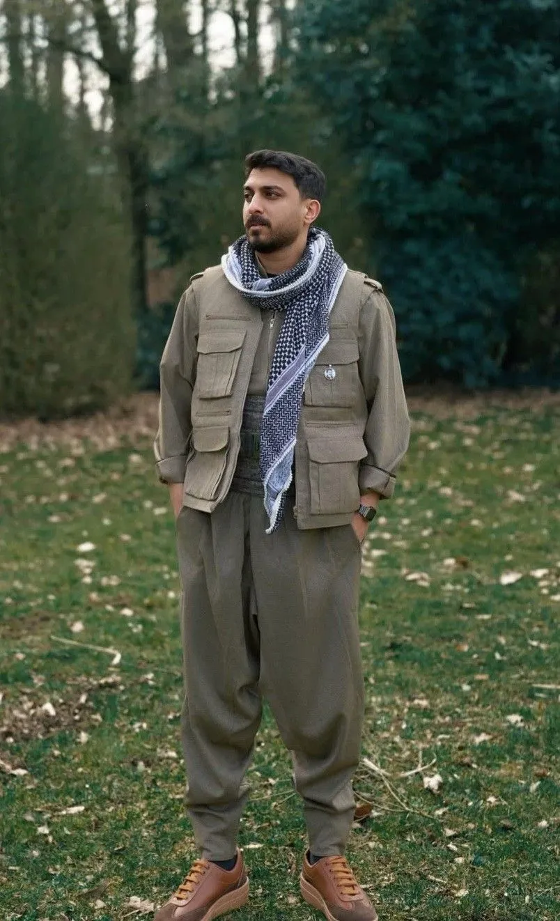 لباس کردی مردانه مدل پژاکی