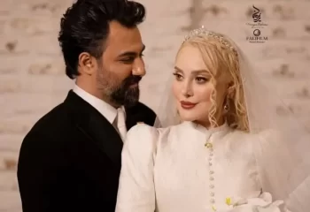 عکس عروسی آرام جعفری و بابک انصاری