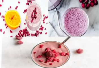 طرز تهیه انواع اسموتی رژیمی با انار
