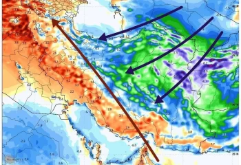 سرمای شدید و بارش‌های سنگین از یکشنبه آغاز می‌شود! + جزئیات
