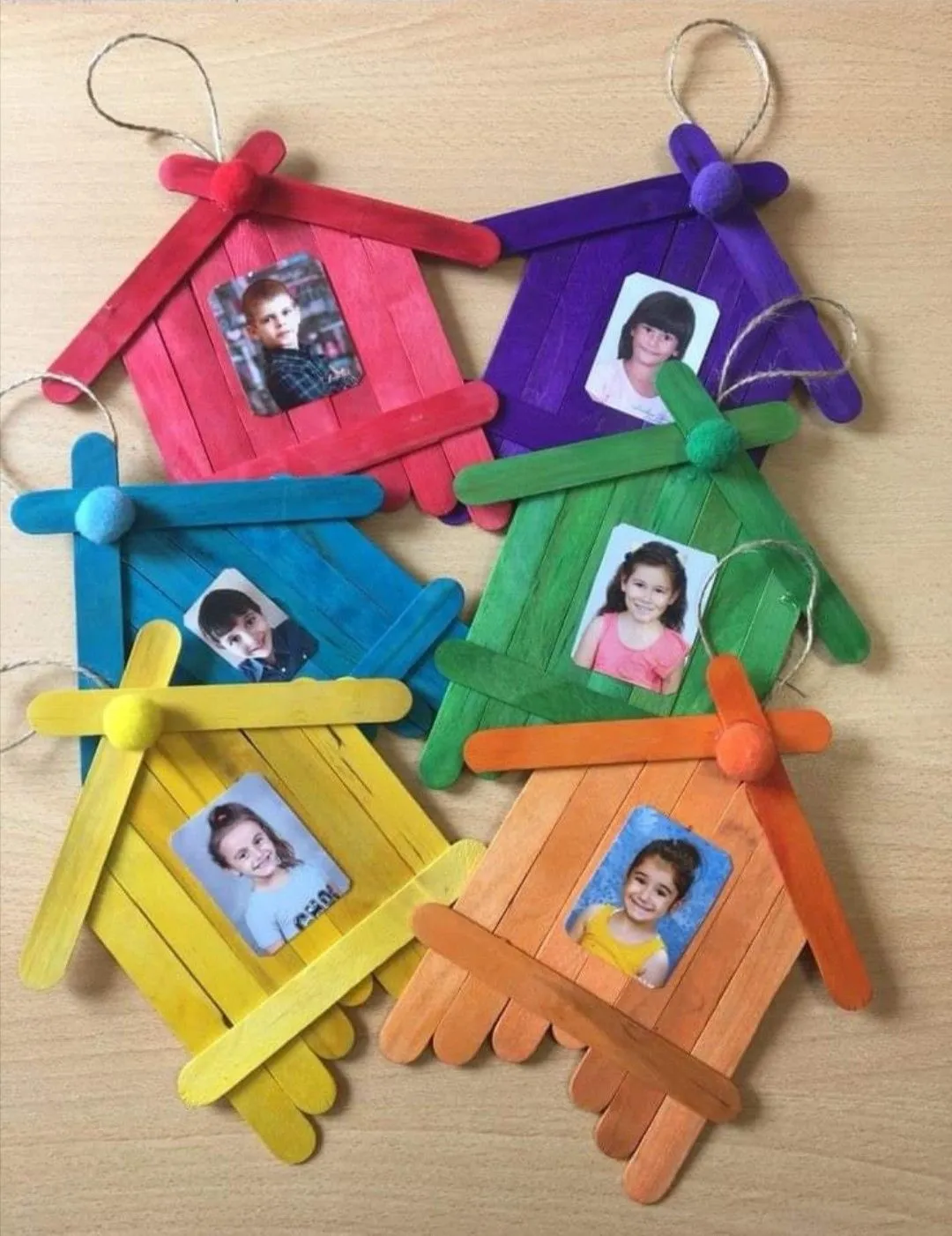 کاردستی با چوب بستنی دخترانه برای مدرسه