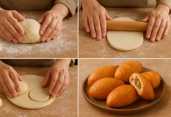 طرز تهیه پیراشکی یا خمیر نانوایی