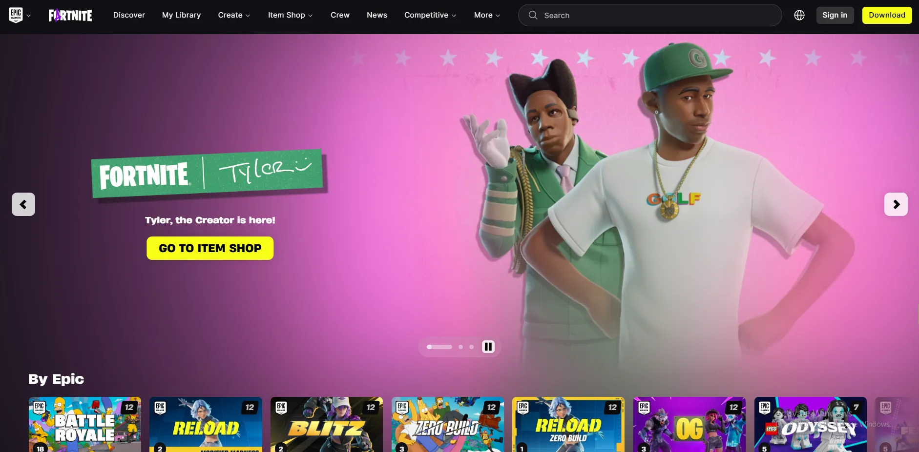 دانلود فورتنایت برای کامپیوتر 