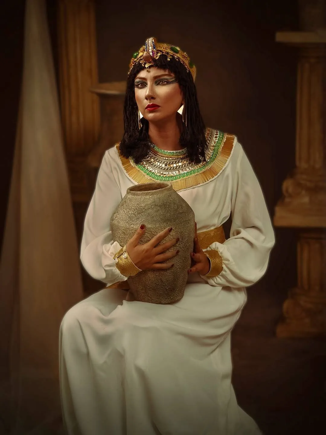 mpm club 5b21d04de3d142cca414361a7799977e گریم جدید محیا دهقانی در نقش زلیخا + عکس