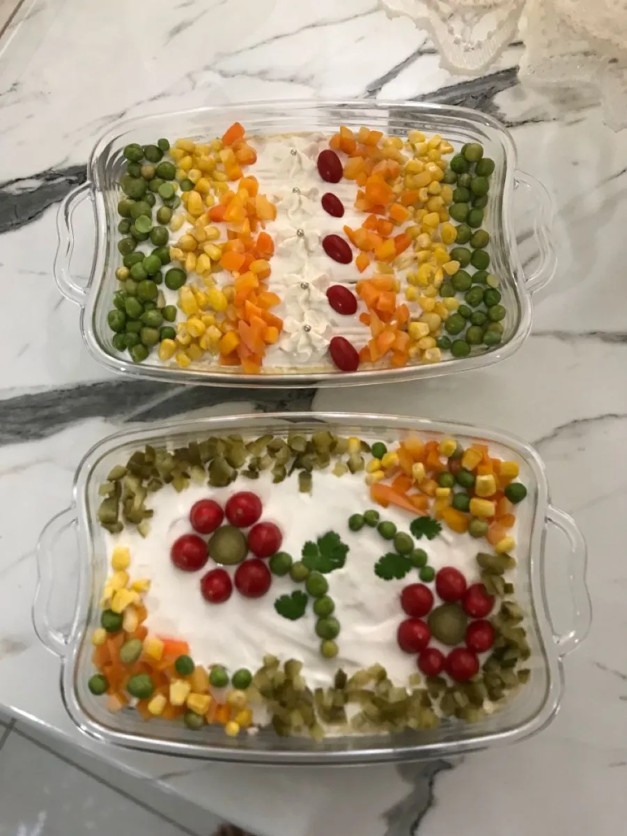 تزیین الویه برای جشن دندونی