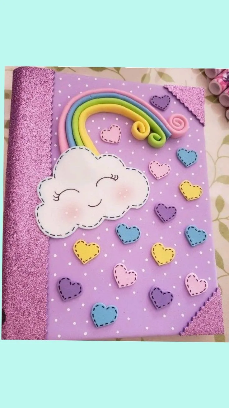 تزیین جلد دفتر سیمی