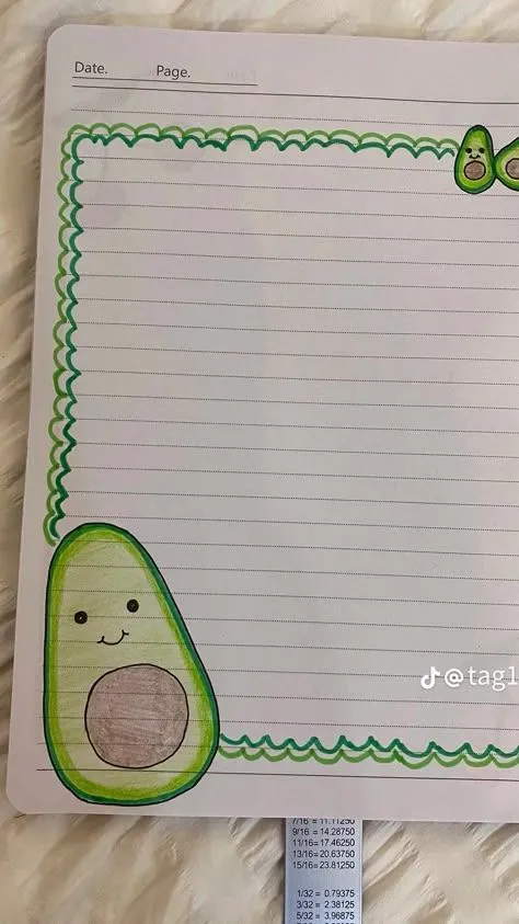 تزیین دفتر املا با نقاشی