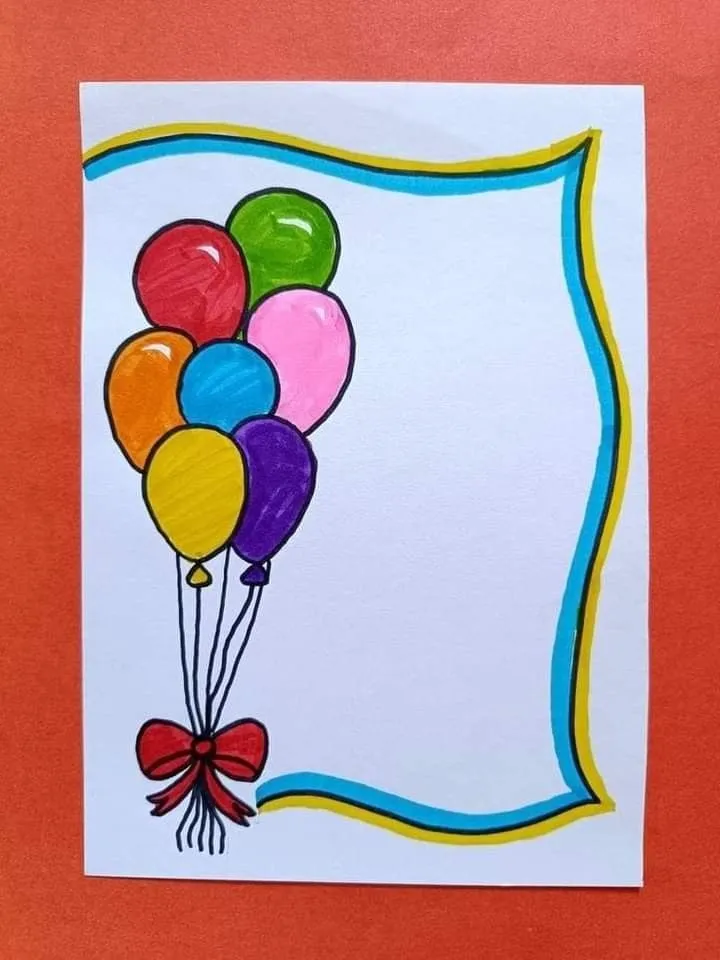 تزیین دفتر املا با نقاشی