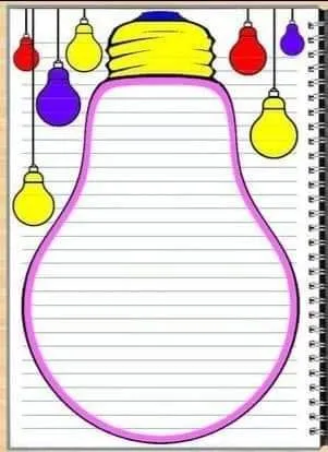 تزیین دفتر املا با نقاشی