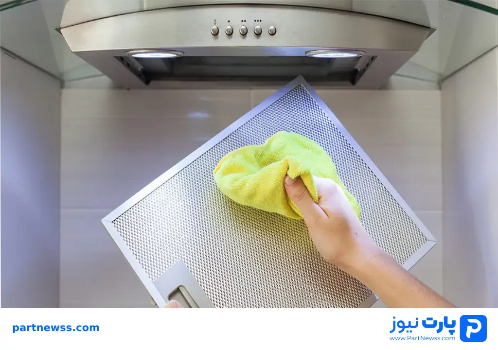 تمیز کردن هود آشپزخانه