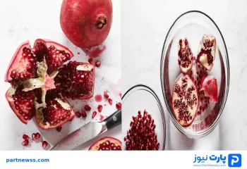 دان کردن انار