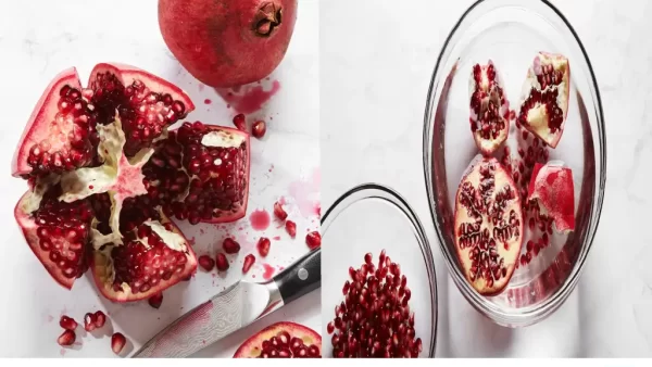 دان کردن انار