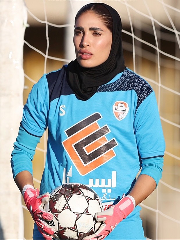 زهرا خواجوی دروازه بان تیم ملی 