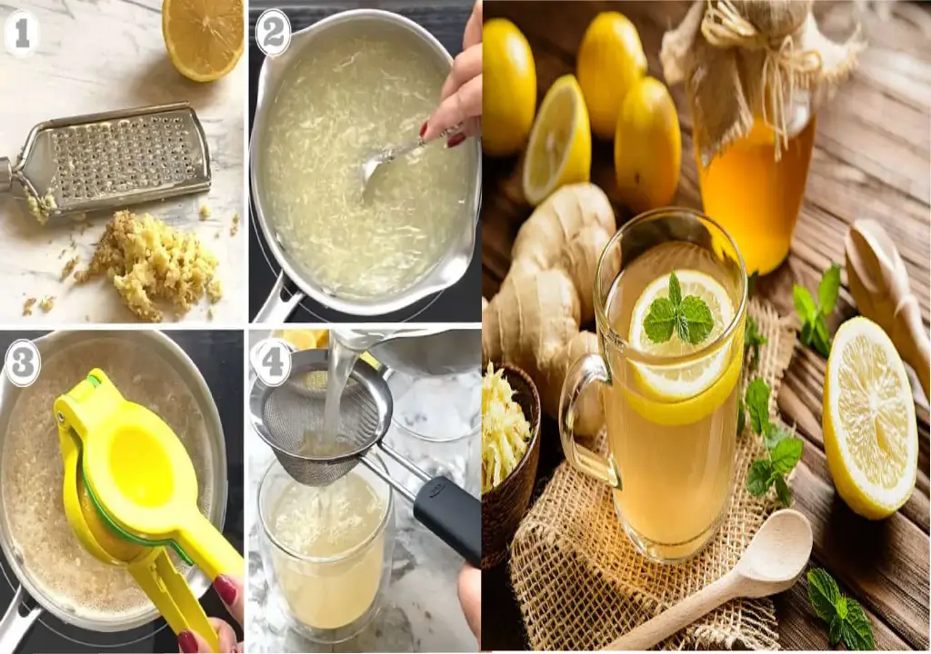 طرز تهیه دمنوش زنجبیل، لیمو و عسل