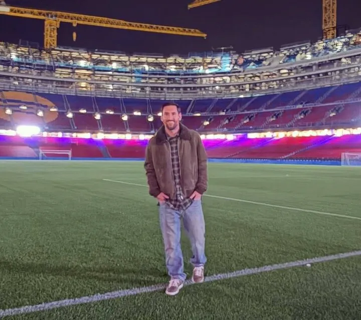 لیونل مسی در نیوکمپ 