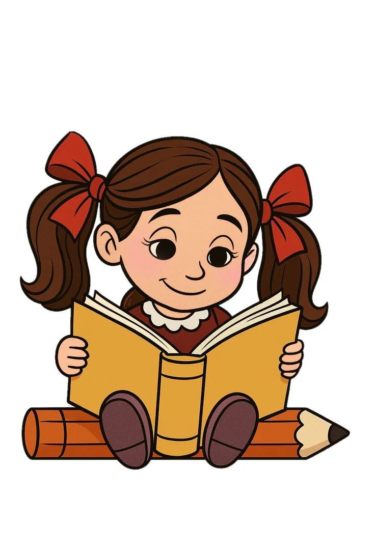 نقاشی روز دانش آموز دخترانه ساده