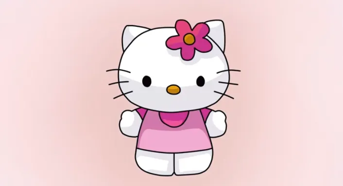 نقاشی هلو کیتی