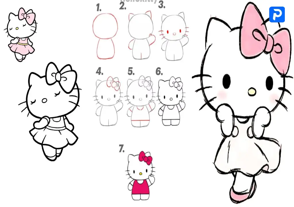 نقاشی کیتی برای کودکان