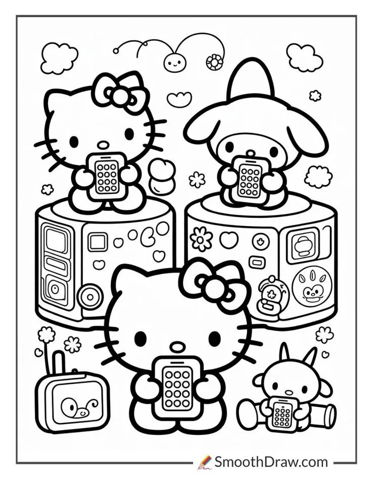 نقاشی کیتی و دوستانش