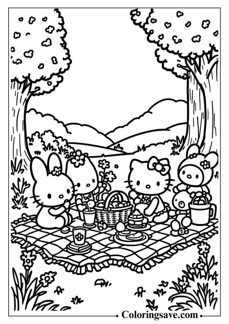 نقاشی کیتی و دوستانش