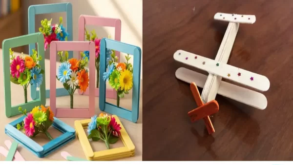 کاردستی با چوب بستنی دورریختنی