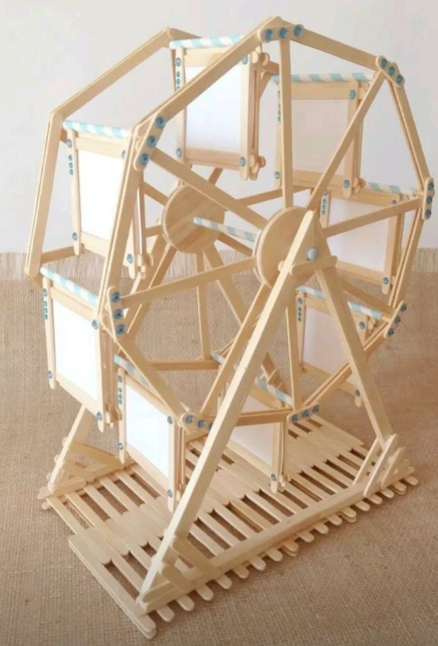 کاردستی با چوب بستنی پسرانه