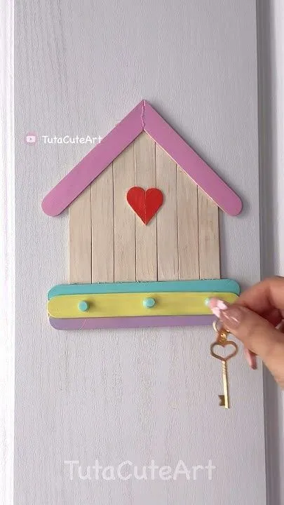 کاردستی با چوب بستنی کم