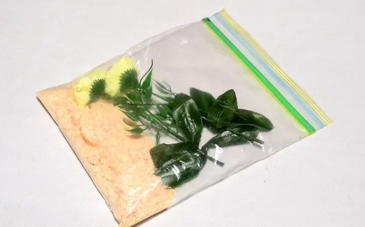 کیسه برنج و گل