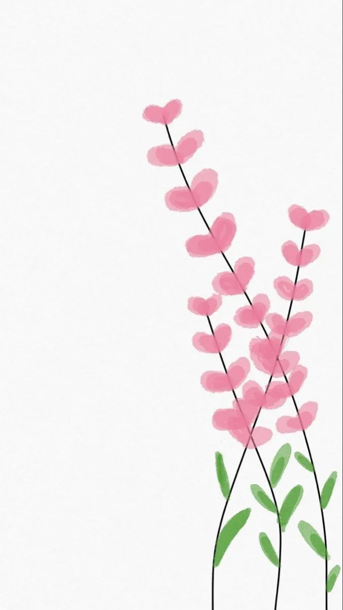 نقاشی گل برای حاشیه