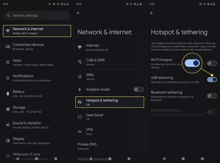A3-SetUpUSBTetheringonWindows11