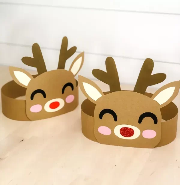 هدبند کریسمسی با طرح گوزن شمالی